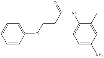 N-(4-amino-2-methylphenyl)-3-phenoxypropanamide Struktur