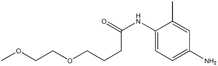 N-(4-amino-2-methylphenyl)-4-(2-methoxyethoxy)butanamide Struktur