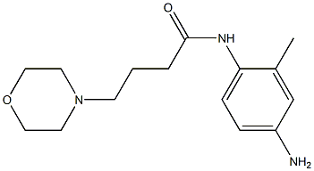 N-(4-amino-2-methylphenyl)-4-morpholin-4-ylbutanamide Struktur