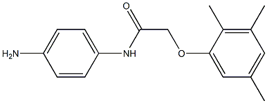 N-(4-aminophenyl)-2-(2,3,5-trimethylphenoxy)acetamide Struktur