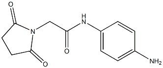 N-(4-aminophenyl)-2-(2,5-dioxopyrrolidin-1-yl)acetamide Struktur