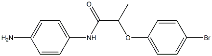 N-(4-aminophenyl)-2-(4-bromophenoxy)propanamide Struktur