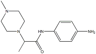 N-(4-aminophenyl)-2-(4-methylpiperazin-1-yl)propanamide Struktur