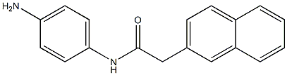 N-(4-aminophenyl)-2-(naphthalen-2-yl)acetamide Struktur