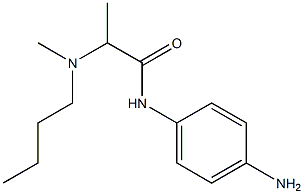 N-(4-aminophenyl)-2-[butyl(methyl)amino]propanamide Struktur