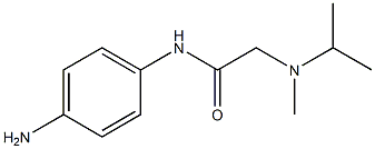 N-(4-aminophenyl)-2-[isopropyl(methyl)amino]acetamide Struktur