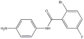 N-(4-aminophenyl)-2-bromo-5-fluorobenzamide Struktur