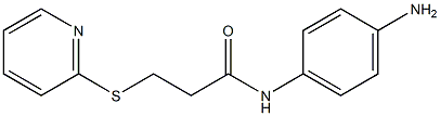 N-(4-aminophenyl)-3-(pyridin-2-ylsulfanyl)propanamide Struktur