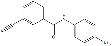 N-(4-aminophenyl)-3-cyanobenzamide Struktur