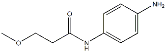 N-(4-aminophenyl)-3-methoxypropanamide Struktur