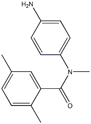 N-(4-aminophenyl)-N,2,5-trimethylbenzamide Struktur