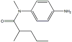 N-(4-aminophenyl)-N,2-dimethylpentanamide Struktur