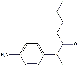 N-(4-aminophenyl)-N-methylpentanamide Struktur