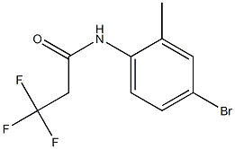 N-(4-bromo-2-methylphenyl)-3,3,3-trifluoropropanamide Struktur