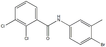 N-(4-bromo-3-methylphenyl)-2,3-dichlorobenzamide Struktur