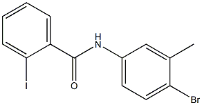 N-(4-bromo-3-methylphenyl)-2-iodobenzamide Struktur