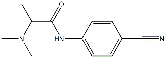 N-(4-cyanophenyl)-2-(dimethylamino)propanamide Struktur