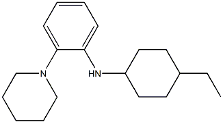 N-(4-ethylcyclohexyl)-2-(piperidin-1-yl)aniline Struktur