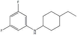 N-(4-ethylcyclohexyl)-3,5-difluoroaniline Struktur