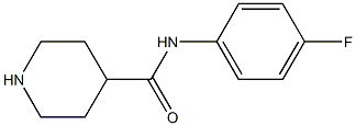 N-(4-fluorophenyl)piperidine-4-carboxamide Struktur