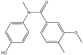 N-(4-hydroxyphenyl)-3-methoxy-N,4-dimethylbenzamide Struktur