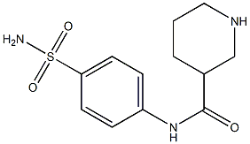 N-(4-sulfamoylphenyl)piperidine-3-carboxamide Struktur