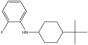 N-(4-tert-butylcyclohexyl)-2-fluoroaniline Struktur