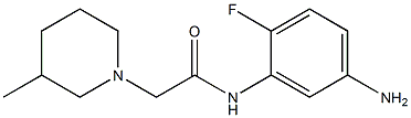 N-(5-amino-2-fluorophenyl)-2-(3-methylpiperidin-1-yl)acetamide Struktur