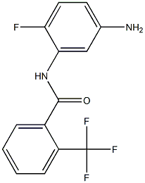 N-(5-amino-2-fluorophenyl)-2-(trifluoromethyl)benzamide Struktur