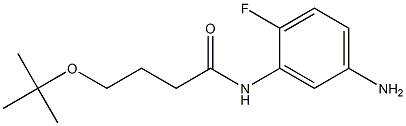 N-(5-amino-2-fluorophenyl)-4-(tert-butoxy)butanamide Struktur