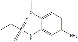 N-(5-amino-2-methoxyphenyl)ethanesulfonamide Struktur