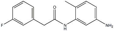 N-(5-amino-2-methylphenyl)-2-(3-fluorophenyl)acetamide Struktur