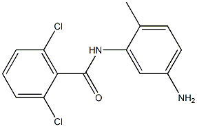 N-(5-amino-2-methylphenyl)-2,6-dichlorobenzamide Struktur