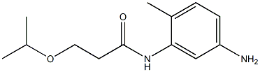 N-(5-amino-2-methylphenyl)-3-(propan-2-yloxy)propanamide Struktur