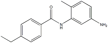 N-(5-amino-2-methylphenyl)-4-ethylbenzamide Struktur