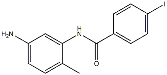 N-(5-amino-2-methylphenyl)-4-iodobenzamide Struktur