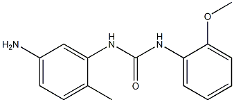 N-(5-amino-2-methylphenyl)-N'-(2-methoxyphenyl)urea Struktur