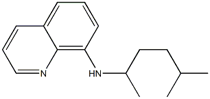 N-(5-methylhexan-2-yl)quinolin-8-amine Struktur