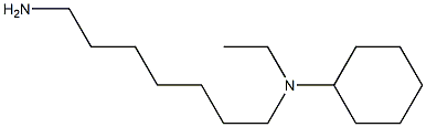 N-(7-aminoheptyl)-N-ethylcyclohexanamine Struktur