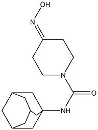 N-(adamantan-1-yl)-4-(hydroxyimino)piperidine-1-carboxamide Struktur