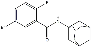 N-(adamantan-1-yl)-5-bromo-2-fluorobenzamide Struktur