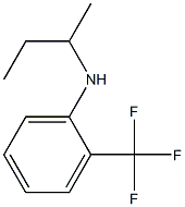 N-(butan-2-yl)-2-(trifluoromethyl)aniline Struktur