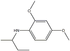 N-(butan-2-yl)-2,4-dimethoxyaniline Struktur