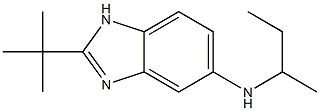 N-(butan-2-yl)-2-tert-butyl-1H-1,3-benzodiazol-5-amine Struktur