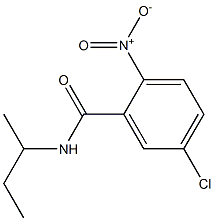 N-(butan-2-yl)-5-chloro-2-nitrobenzamide Struktur