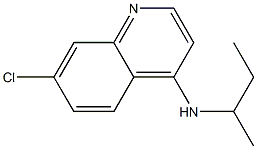 N-(butan-2-yl)-7-chloroquinolin-4-amine Struktur