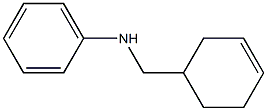 N-(cyclohex-3-en-1-ylmethyl)aniline Struktur