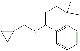 N-(cyclopropylmethyl)-4,4-dimethyl-1,2,3,4-tetrahydronaphthalen-1-amine Struktur