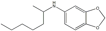 N-(heptan-2-yl)-2H-1,3-benzodioxol-5-amine Struktur