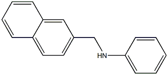 N-(naphthalen-2-ylmethyl)aniline Struktur